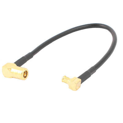 Harfington Uxcell MCX-JW Male to SMB-KW Female RG174 Coaxial Cable Pigtail 15cm