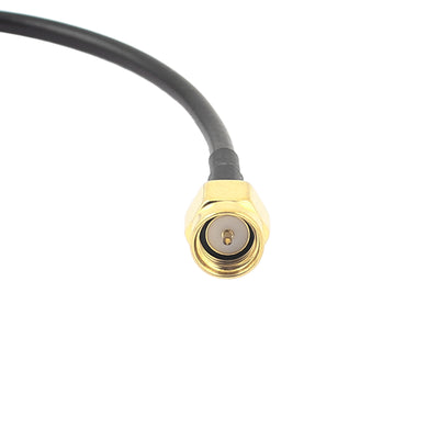 Harfington Uxcell SMA-J Male to SMB-KW Female RG174 Coaxial Cable Pigtail 15cm