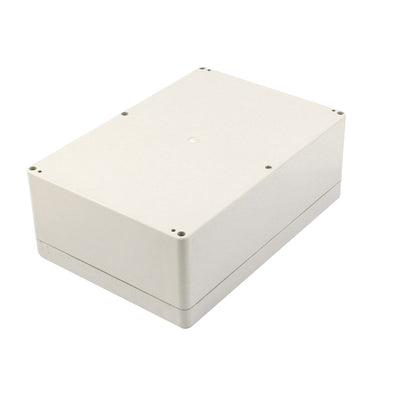 Harfington Uxcell 265mm x 185mm x 95mm Plastic Outdoor Electrical Enclosure Junction Box Case Gray