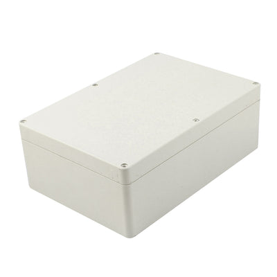 Harfington Uxcell 265mm x 185mm x 95mm Plastic Outdoor Electrical Enclosure Junction Box Case Gray