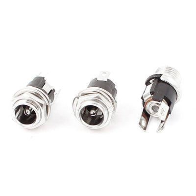 uxcell Uxcell 3pcs 5.5 mm x 2.1mm DC Power Jack Socket Female Adapter Connector
