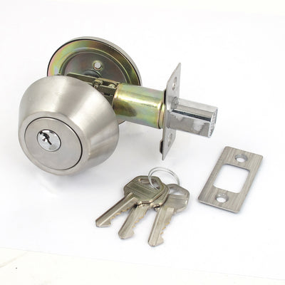 uxcell Uxcell Home Office Single Cylinder Deadbolt Safety Door Keyed Locks Knob Lockset