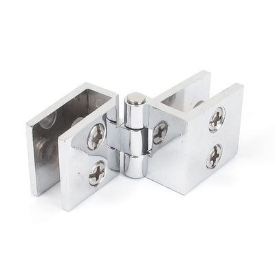 Harfington Uxcell 5mm-8mm Adjustable Collapsible Rectangle Clamp Clip Door Hinge for Bathroom Shower