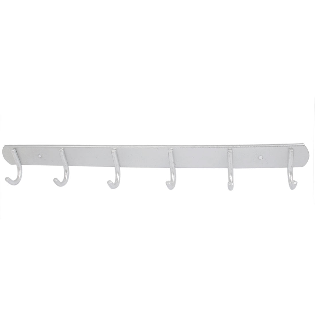 uxcell Uxcell Bedroom Kitchen Aluminum 6 Hooks Wall Mounted Hanger Towel Clothes Hanging Rack