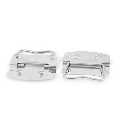uxcell Uxcell Trunk Drawer Cupboard Toolbox Chest Metal Pull Handle Silver Tone Pair