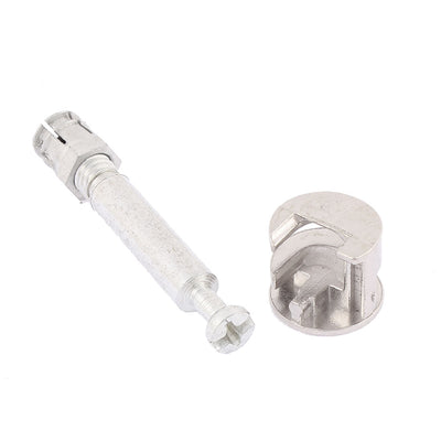 Harfington Uxcell Furniture Cabinet Fixing Screw Locking Connecting Cam Bolt Nut Fitting 9Sets