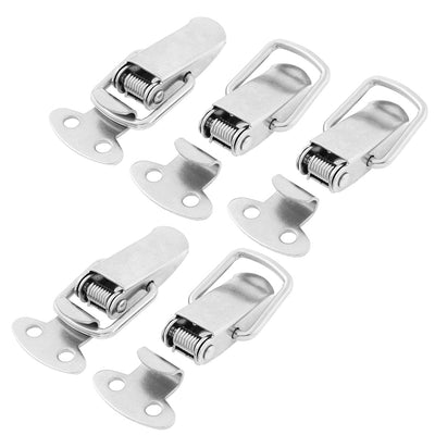 Harfington Uxcell Suitcase Boxes Spring Loaded Toggle Latch Clasp 5Pcs