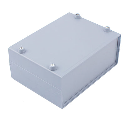 Harfington Uxcell 165mmx120mmx68mm Gray Plastic Enclosure Case DIY Electronic Wiring Project Box