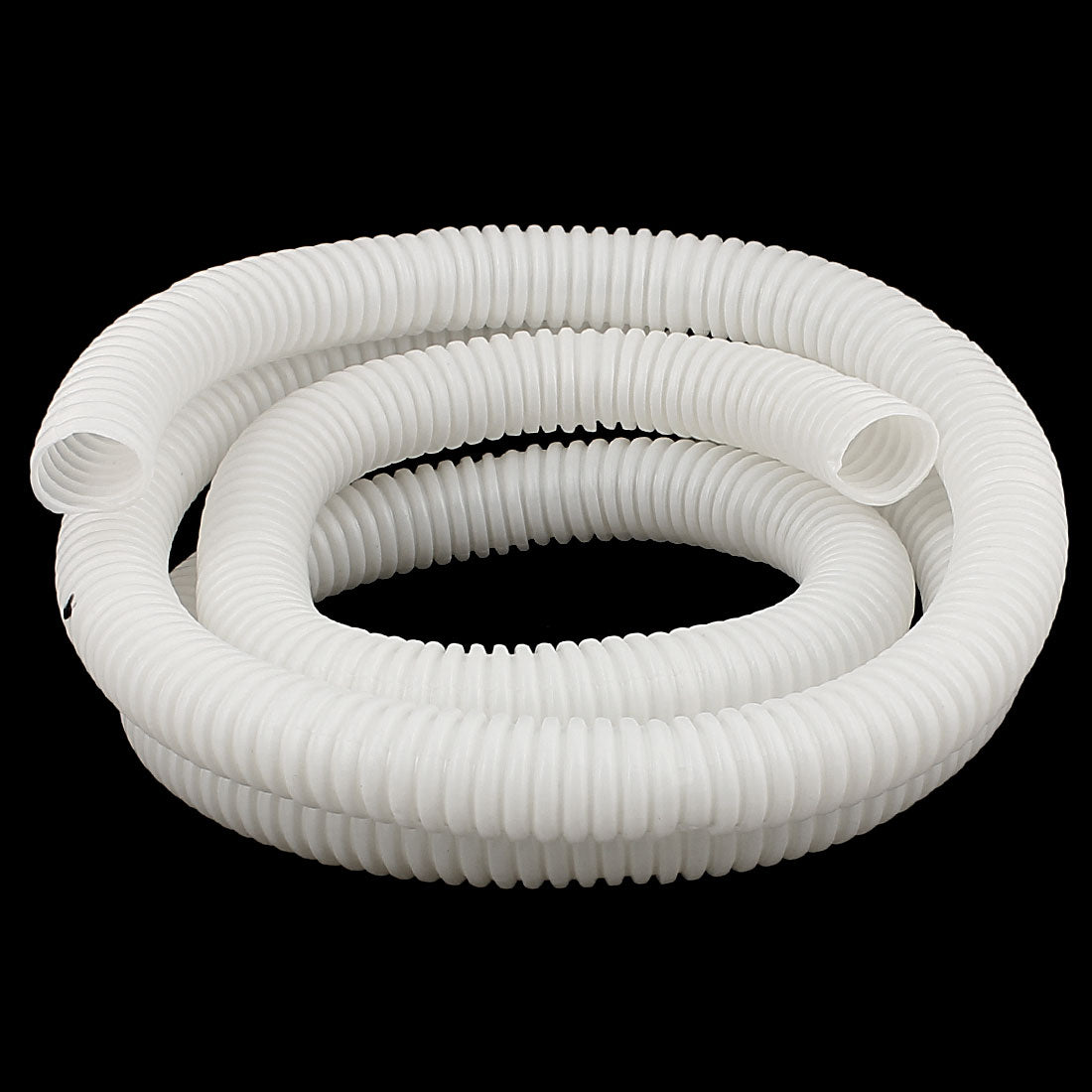uxcell Uxcell 1.5 M 16 x 19 mm Plastic Corrugated Conduit Tube for Garden,Office White