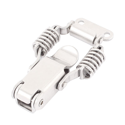 Harfington Uxcell 2.76" Length Compression Spring Loaded Stainless Steel Toggle Latch Catches