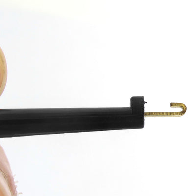 Harfington Uxcell 8pcs Plastic Electrical Lead Wire Testing Hook Clip Set Black