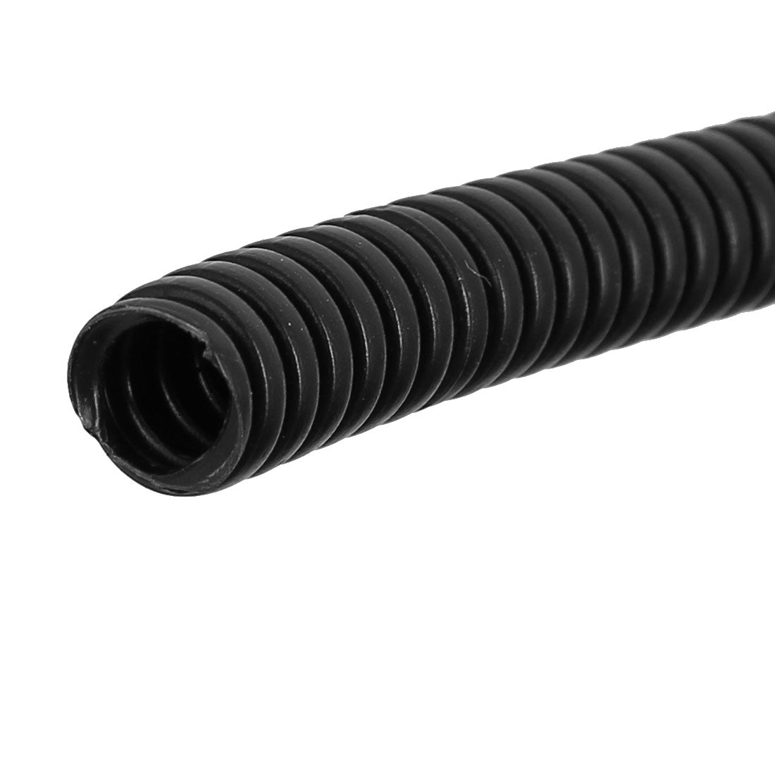 uxcell Uxcell 15 M 8 x 10 mm Plastic Flexible Corrugated Conduit Tube for Garden,Office Black