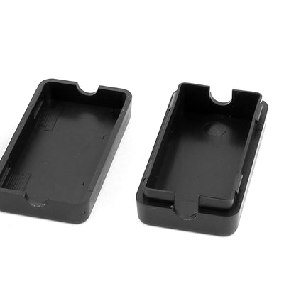 Harfington Uxcell 10 Pcs 48mm x 26mm x 15mm Rectangular Plastic Electric Case DIY Junction Box Black