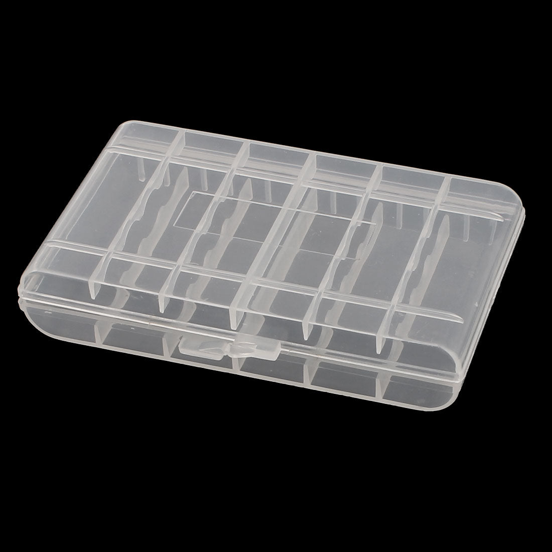 uxcell Uxcell Clear Plastic Rectangle Storage Box Case Container Holder for AA AAA Battery