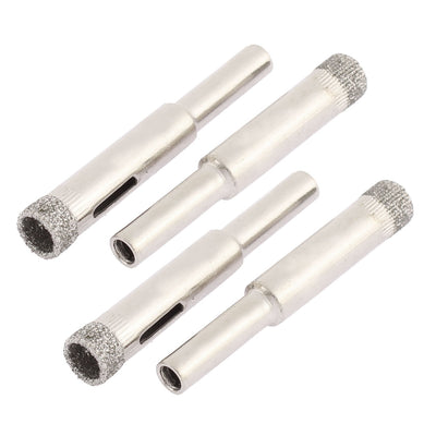 uxcell Uxcell Tile Glass Granite Diamond Coated 8mm Cutting Dia Drill Bits Hole Saw Cutter 4pcs