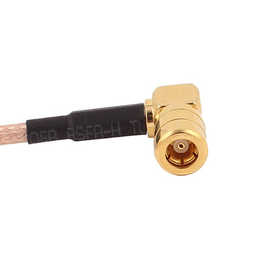 Harfington Uxcell SMB-KW Female to MCX-JW Male RG316 Coaxial Cable Pigtail 20cm