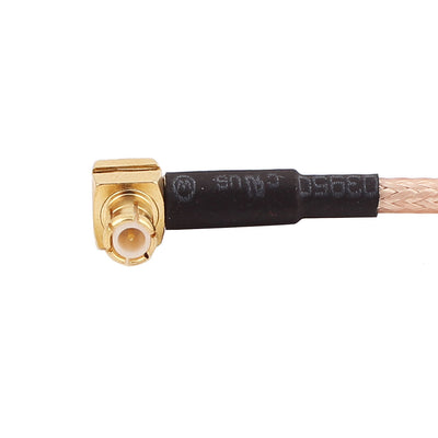 Harfington Uxcell SMB-KW Female to MCX-JW Male RG316 Coaxial Cable Pigtail 20cm