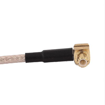 Harfington Uxcell MCX-JW Male to MCX-JW Male RG316 Coaxial Cable Pigtail 20cm