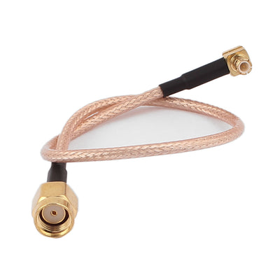 Harfington Uxcell RP-SMA-J Female to MCX-JW Male RG316 Coaxial Cable Pigtail 20cm