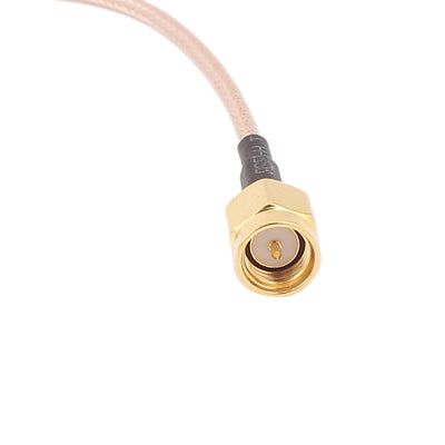 Harfington Uxcell F-J Male to SMA-J Male RG316 Coaxial Cable Pigtail 20cm