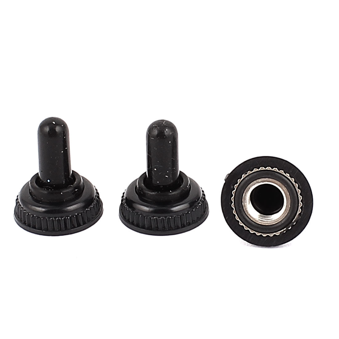 uxcell Uxcell 3Pcs 5mm Dia Resistance Rubber Toggle Switch Waterproof Boot Cover Cap