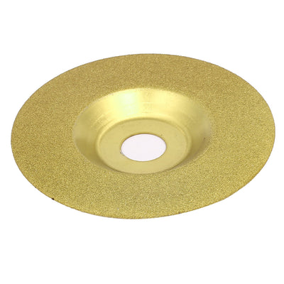 Harfington Uxcell Glass Tile Ceramic Cup Shaped Polishing Grinding Wheel Disc 100mm Outer Dia