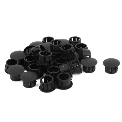 Harfington Uxcell 30pcs Plastic 13mm Dia Snap in Type Locking Hole Connectors Button Cover