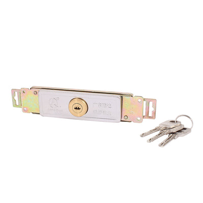 Harfington Uxcell Metal Security Locker Rolling Gate Door Lock for Store Warehouse Garage W 3 Keys