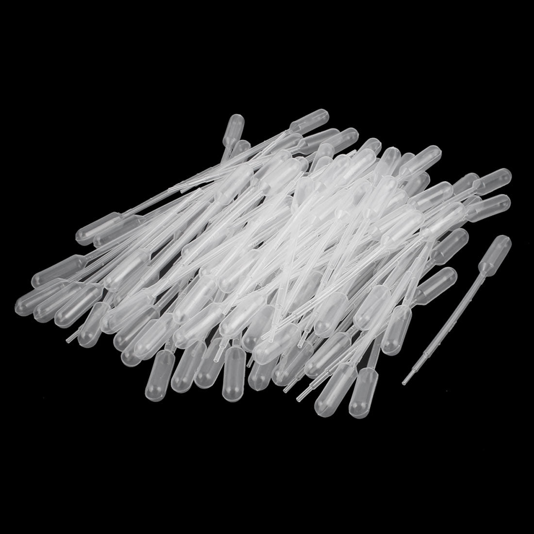 uxcell Uxcell 100 Pcs 1mL Disposable Graduated Liquid Transfer Pasteur Pipette Droppers