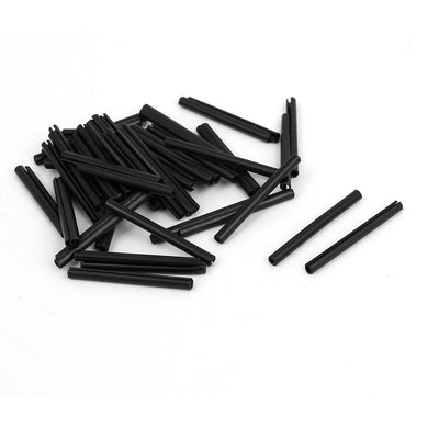 Harfington Uxcell M2x25mm Carbon Steel Split Spring Cylindrical Pin Dowel Cotter Pins Hardware 50pcs