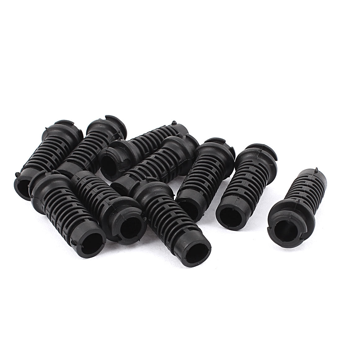 Uxcell 10 Pcs 39mm x 10.5mm x 7.5mm Strain Relief Cord Boot Protector ...
