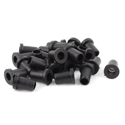 Harfington Uxcell 25 Pcs 14mm x 6mm Strain Re-lief Cord Boot Protector Cable Sleeve Hose