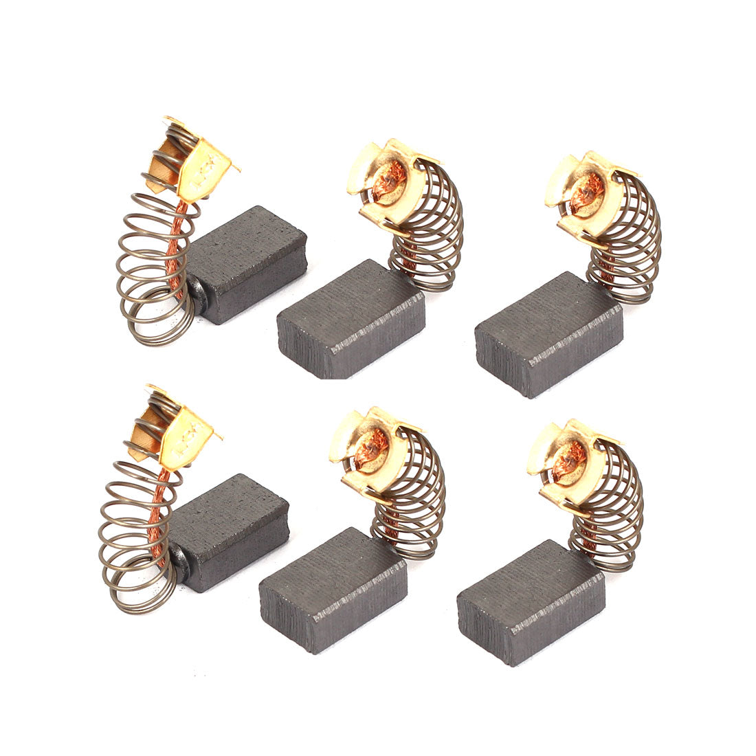 uxcell Uxcell 6 Pcs Replacement Motor Carbon Brushes 15mm x 10mm x 6mm for Electric Motors