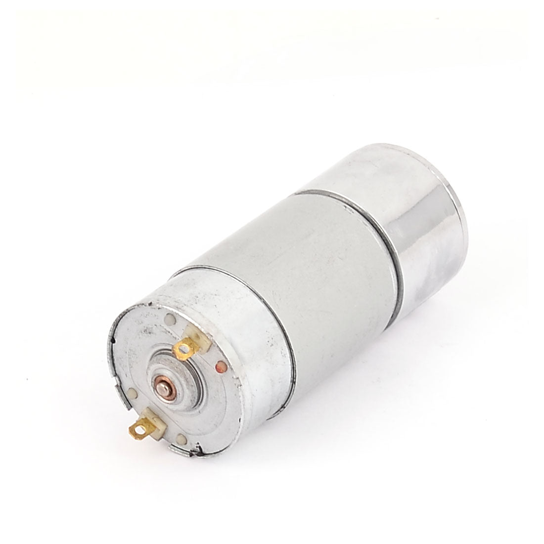 uxcell Uxcell DC 24V 1500RPM High Torque 6mm Shaft Dia Low Speed Solder Cylindrical Gear Box Motor
