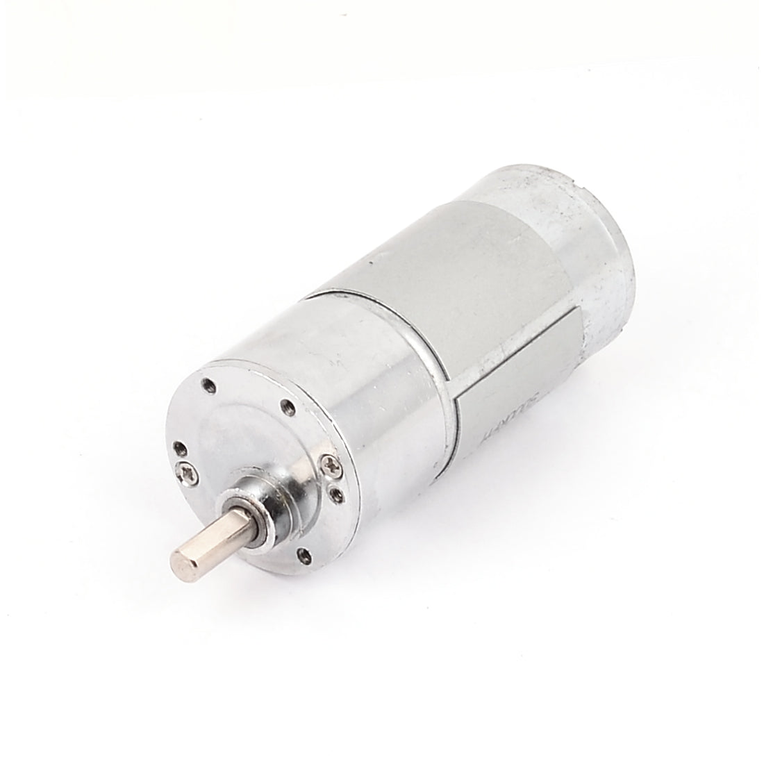 uxcell Uxcell DC 24V 1500RPM High Torque 6mm Shaft Dia Low Speed Solder Cylindrical Gear Box Motor