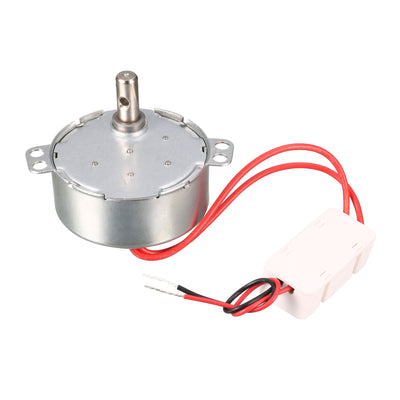 Harfington Uxcell DC 12V CCW/CW Direction 3RPM 7mm Shaft Dia Synchronous Motor for Microwave