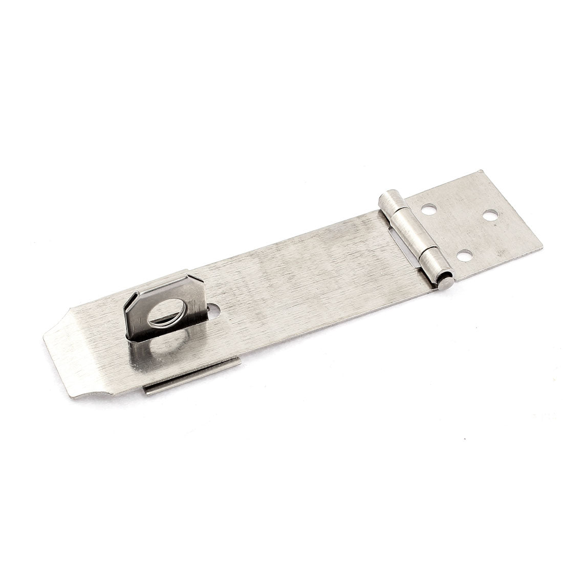 uxcell Uxcell Door Gate Shed Padlock 130mm Length Stainless Steel Hasp Staple Silver Tone
