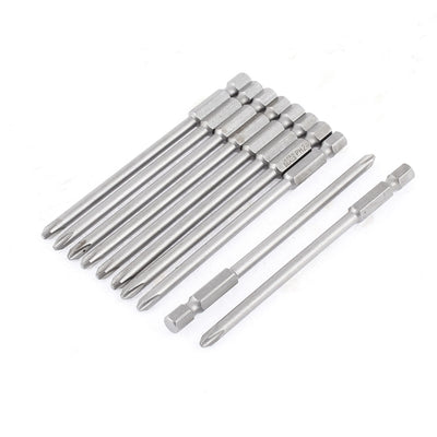Harfington Uxcell 10pcs PH2 4.5mm Magnetic Tip Extra Long Phillips Screwdriver Bit Tool