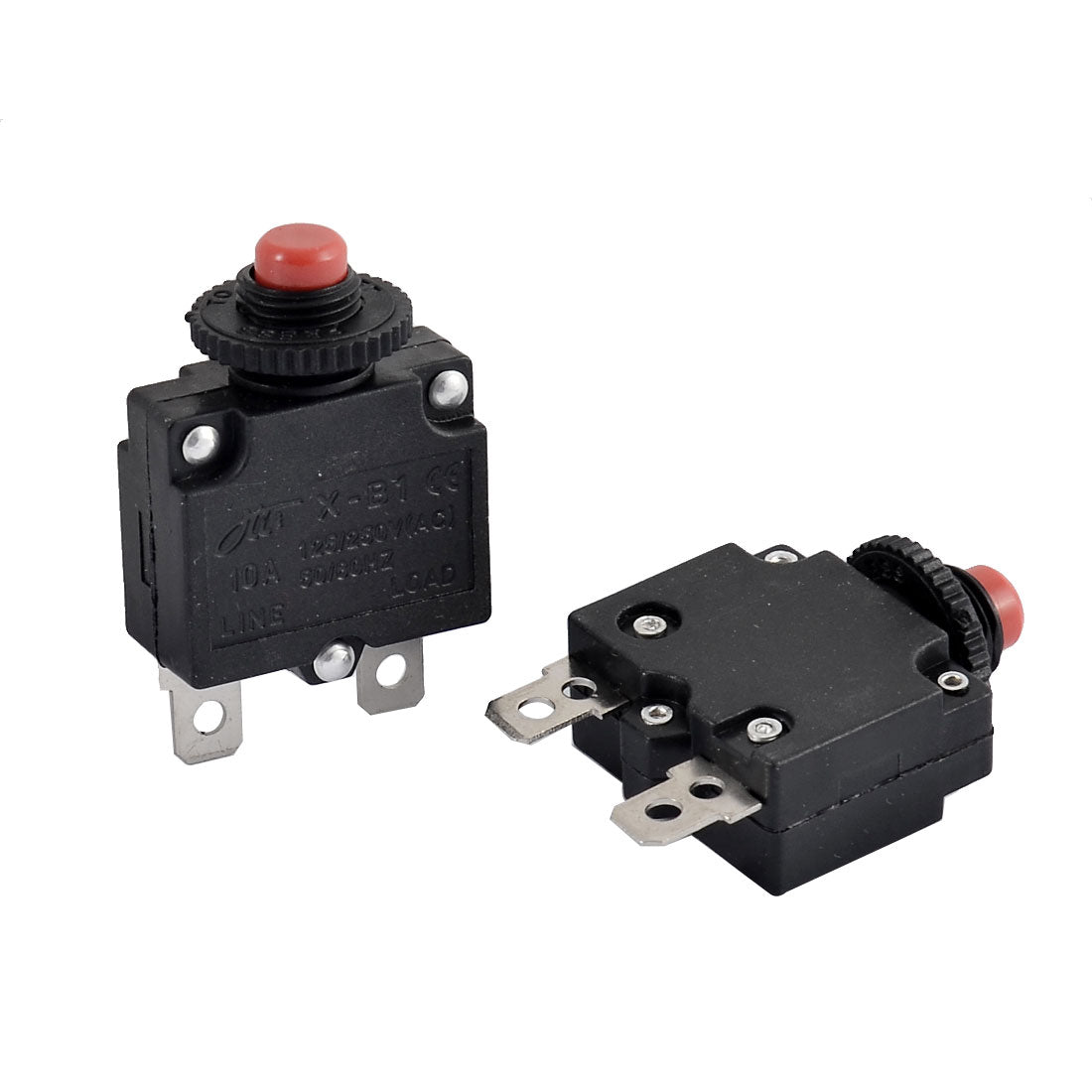 uxcell Uxcell Air Compressor 10A Circuit Breaker Current Overload Protector Switch 2pcs