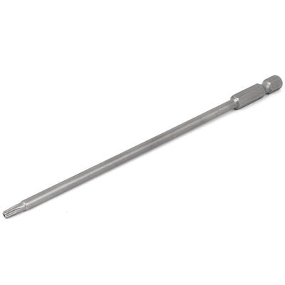 Harfington Uxcell 150mm Length 1/4" Hex Shank T10 Magnetic Torx Security Screwdriver Bits