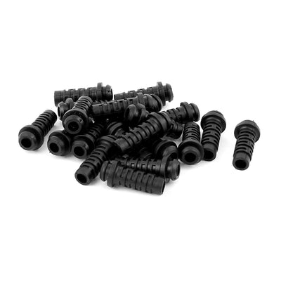Harfington Uxcell 20pcs 27mmx8mmx5mm Rubber Strain Relief Cord Boot Protector Cable Sleeve Hose for Cellphone Charger