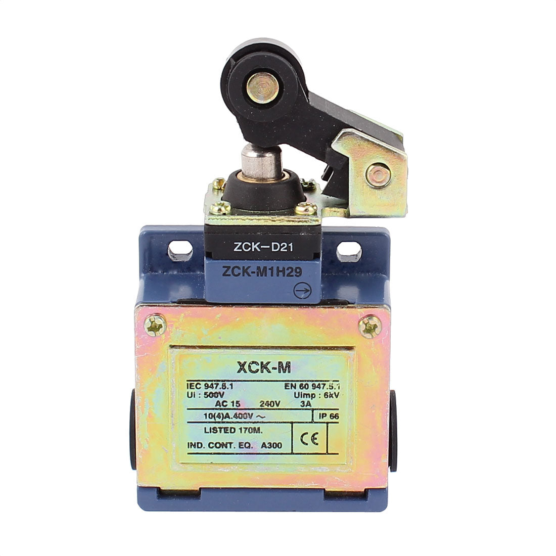 uxcell Uxcell XCK-M AC15 240V 3A Roller Lever Actuator Limit Switch