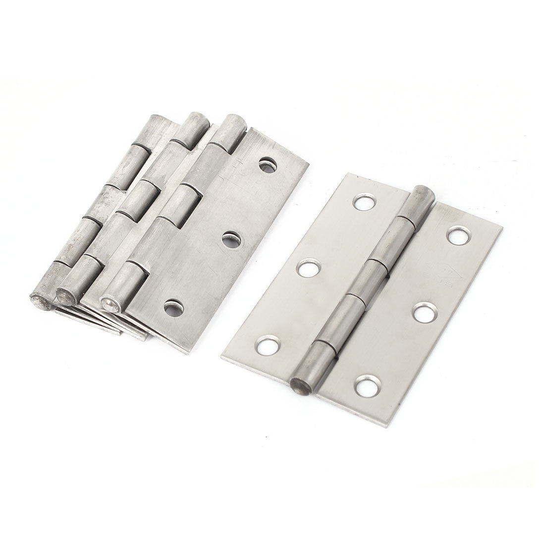 uxcell Uxcell 3" Long Cabinet Gate Closet Door Stainless Steel Hinge 4pcs