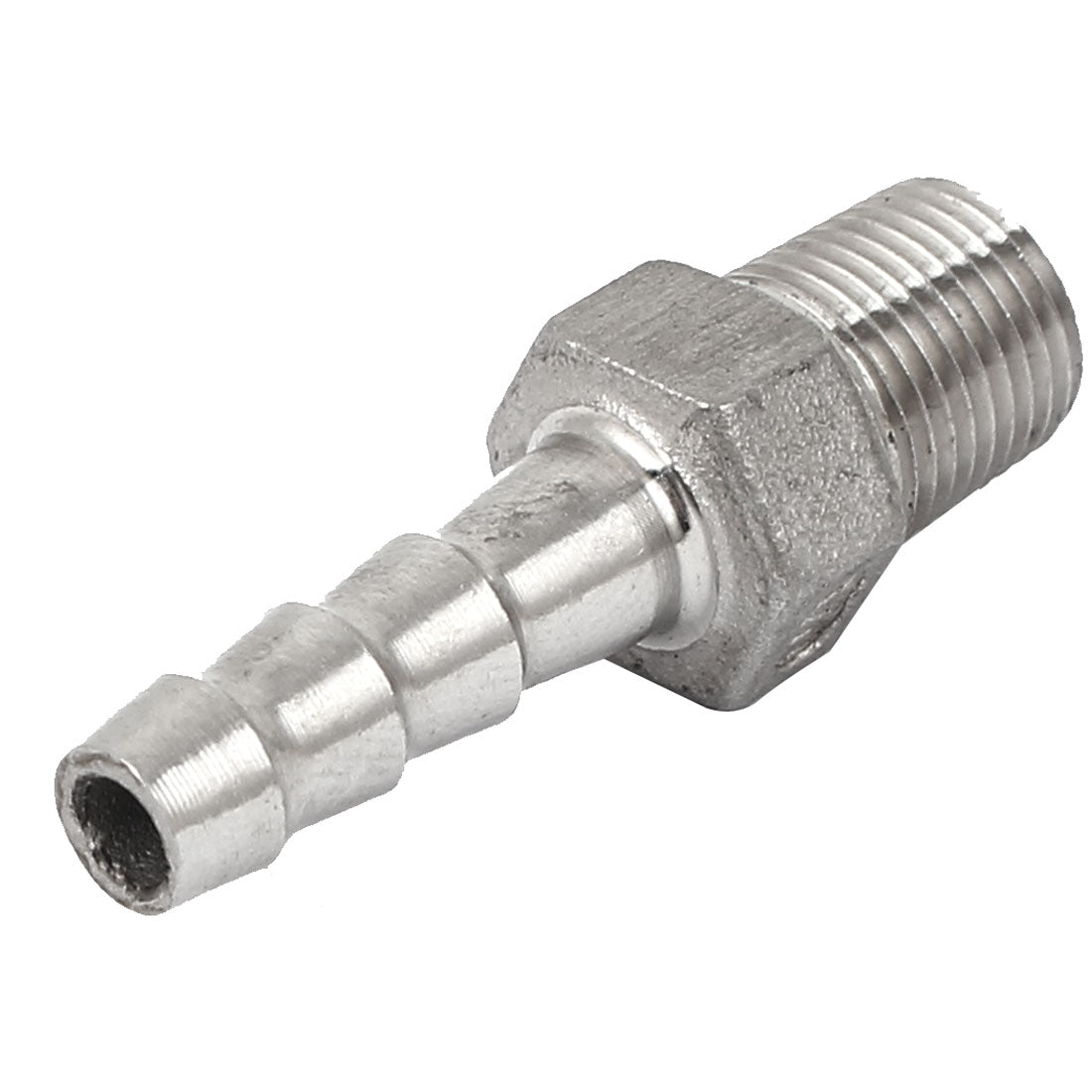 uxcell Uxcell 1/4BSP Male Thread to 6mm Hose Barb Straight Quick Fitting Adapter Connector