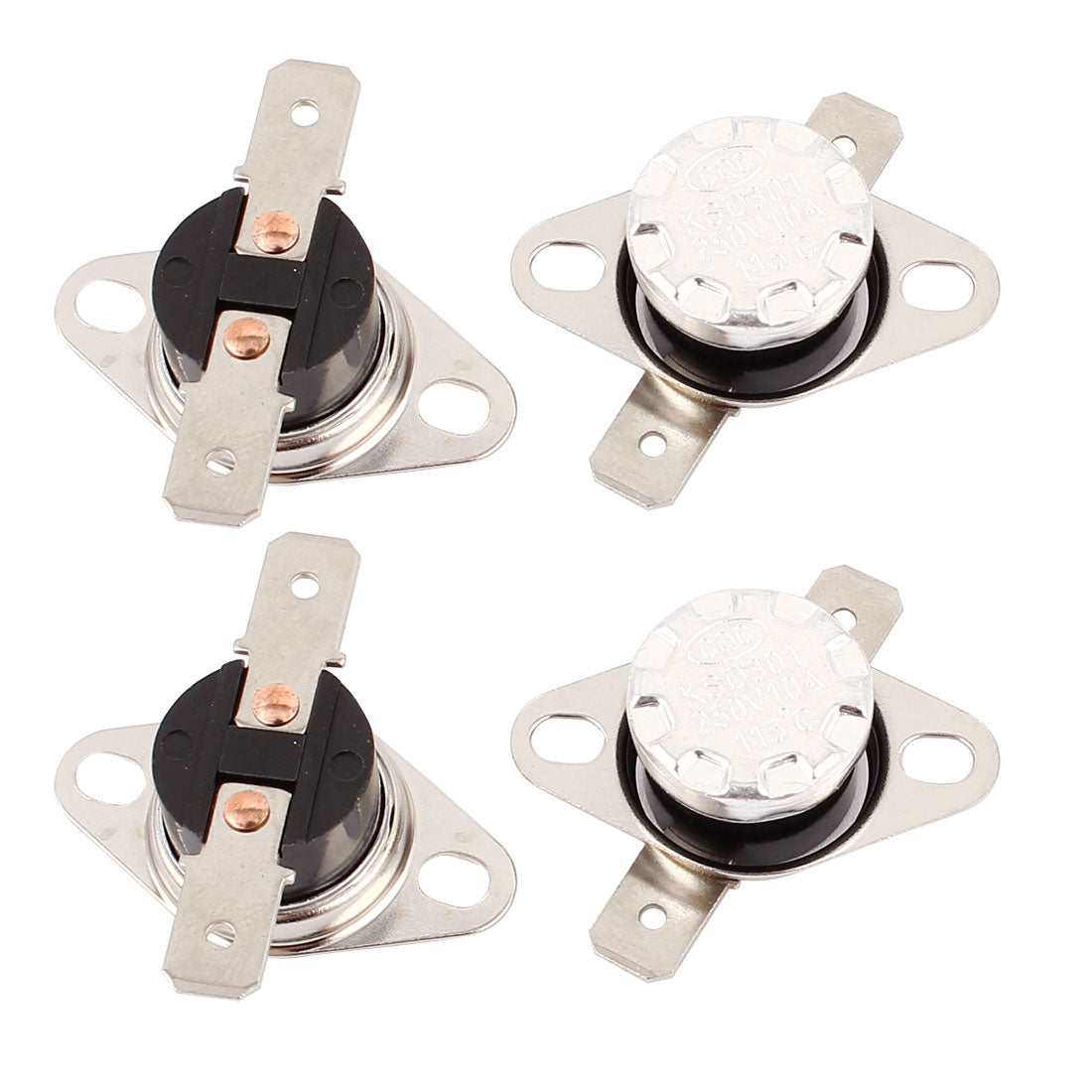 uxcell Uxcell 4PCS KSD301 115C 239F NC Thermostat Temperature Thermal Control Switch