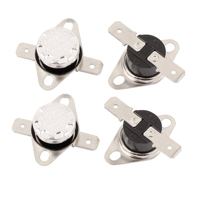 Harfington Uxcell 4PCS KSD301 125C 257F NC Thermostat Temperature Thermal Control Switch