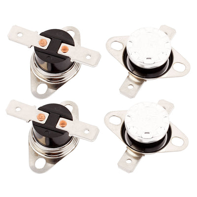 Harfington Uxcell 4PCS KSD301 45C 104F NO Thermostat Temperature Thermal Control Switch