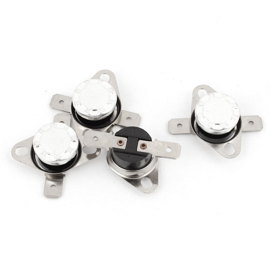 uxcell Uxcell 4PCS KSD301 70C 158F NO Thermostat Temperature Thermal Control Switch