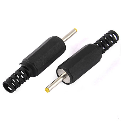 Harfington Uxcell 2pcs 2.5mm x 0.7mm Dia Solder DC Power Cable Socket Male Connector Adapter