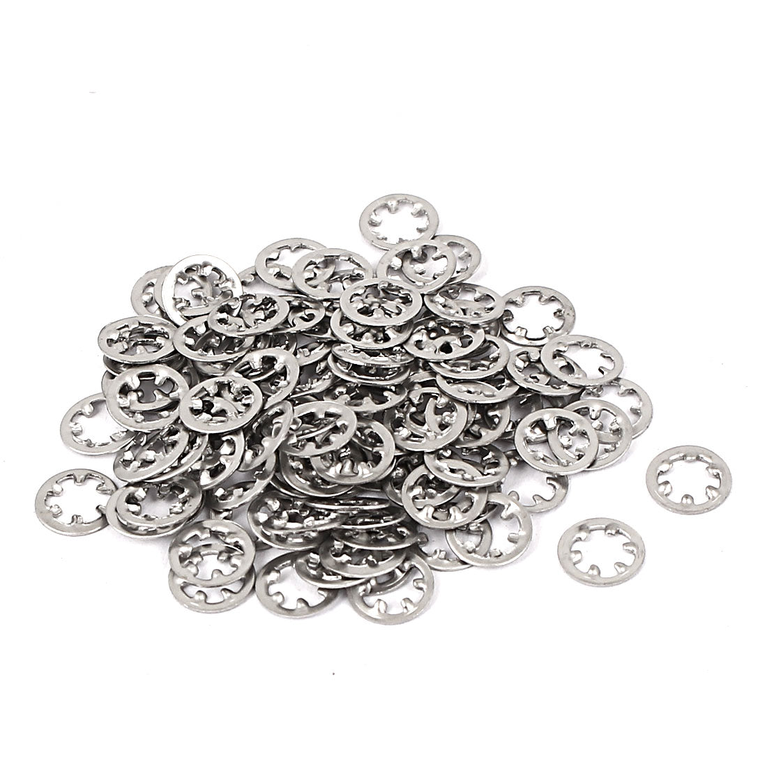 uxcell Uxcell M3 304 Stainless Steel Internal Star Lock Washers 100 Pcs